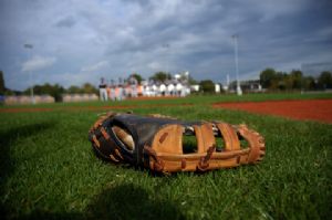 Baseball Glove in Field
